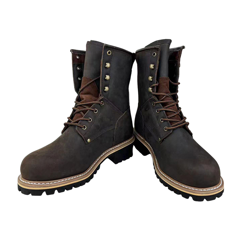 2Brown Crazy-Horse Boots