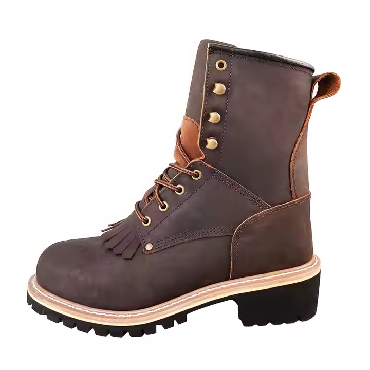 Goodyear Welt Boots dengan baja toe-1