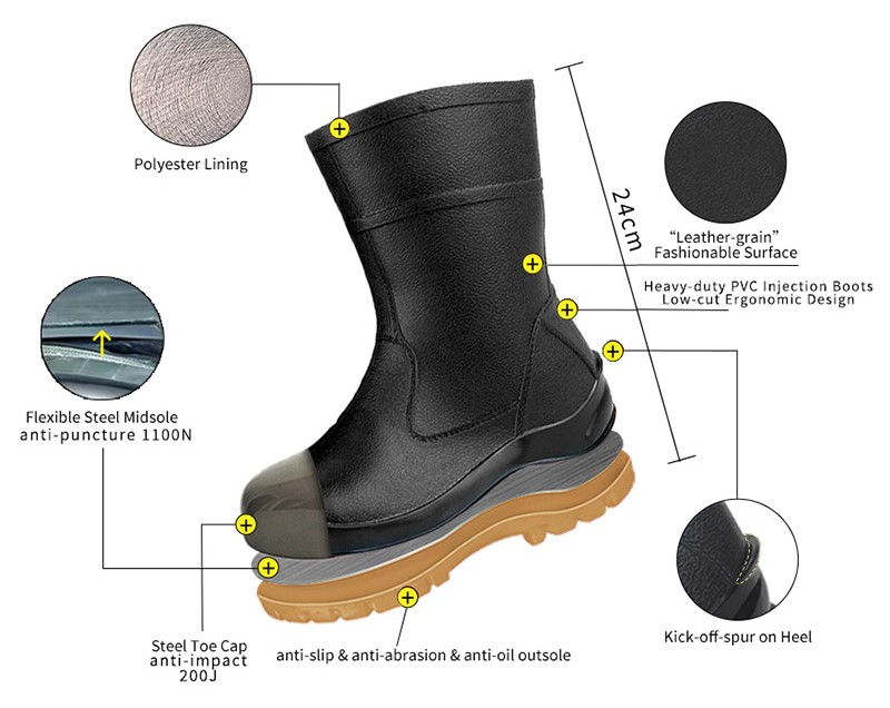 PVC Safety Water Boots